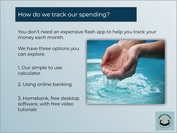 Tracking your spending can be easy.