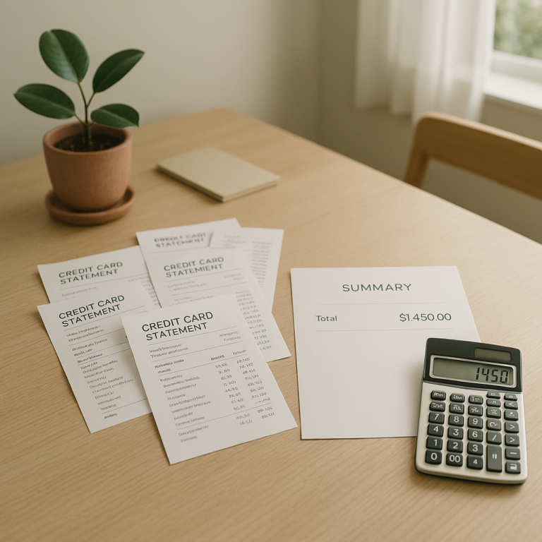 Calculate total debt